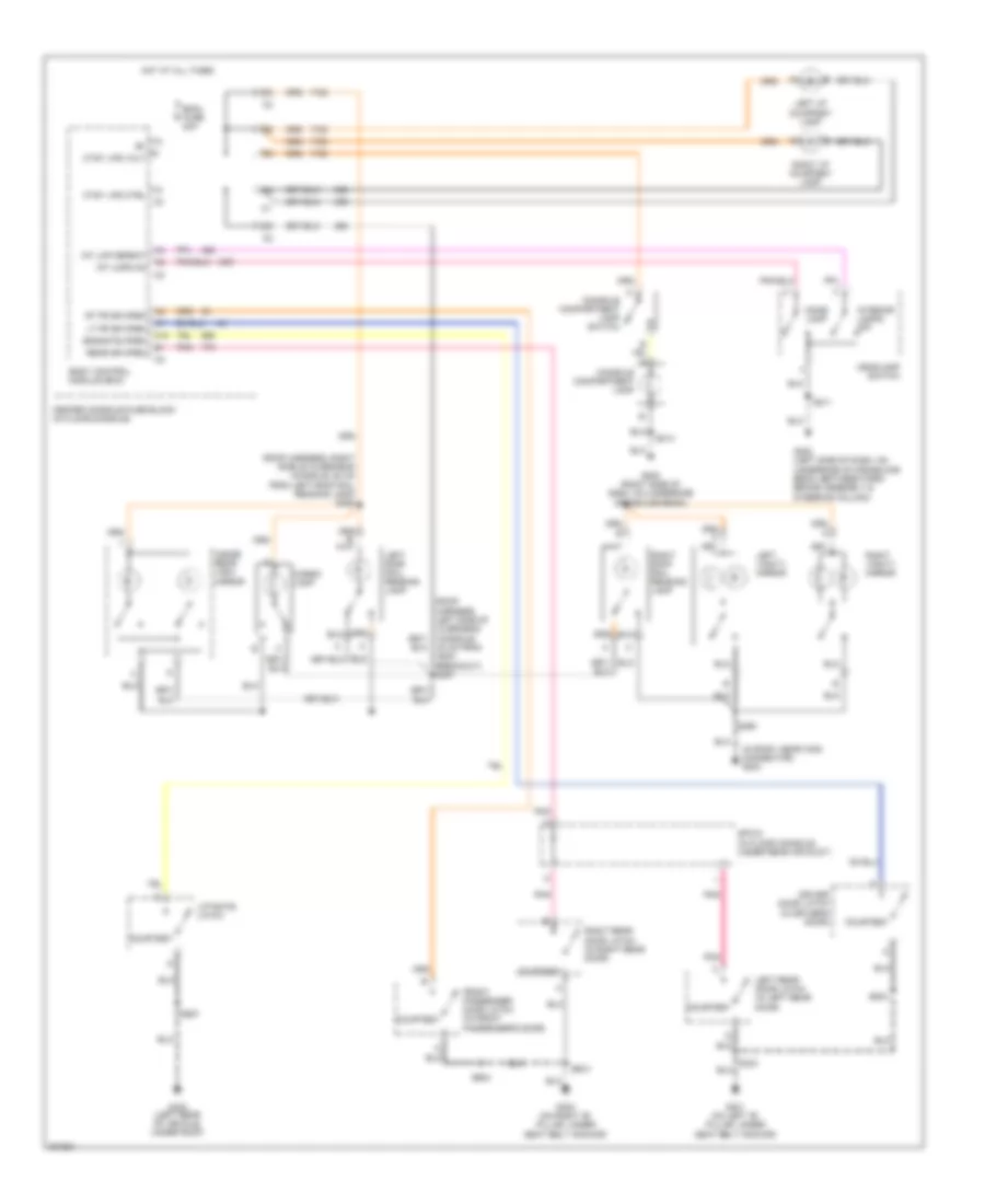 Courtesy Lamps Wiring Diagram for Buick Rendezvous CX 2005