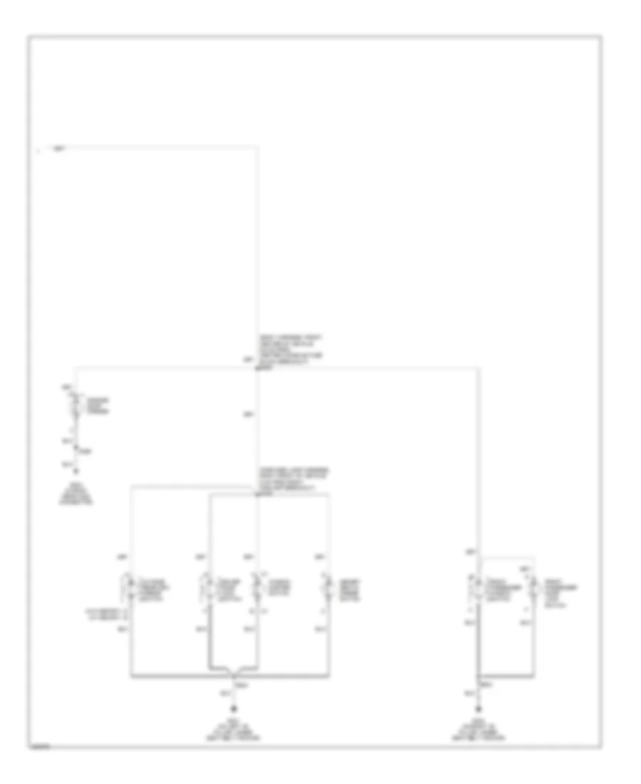 Instrument Illumination Wiring Diagram (2 of 2) for Buick Rendezvous CX 2005