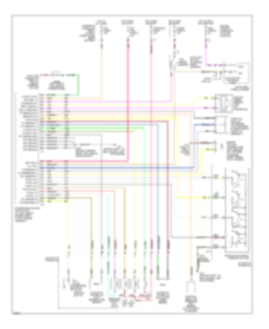 3 4L VIN E A T Wiring Diagram for Buick Rendezvous CX 2005