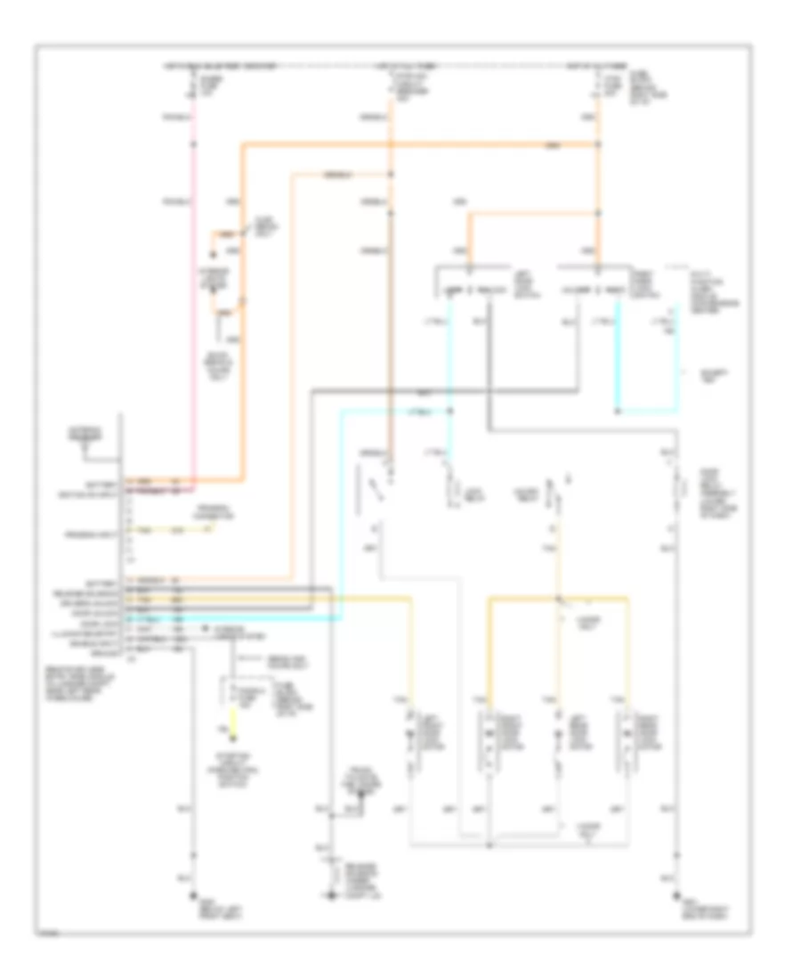 Remote Keyless Entry Wiring Diagram for Buick Century Special 1993