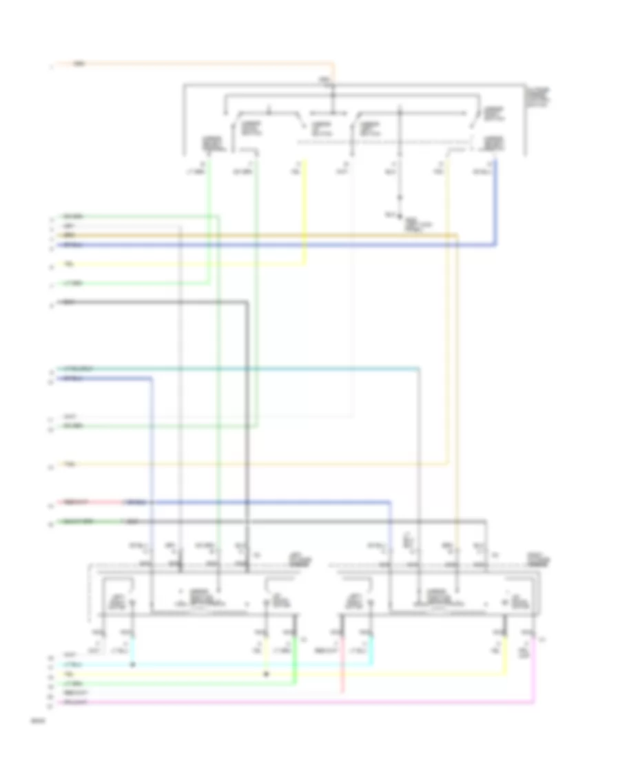 Memory System Wiring Diagrams 2 of 2 for Buick LeSabre Custom 1993