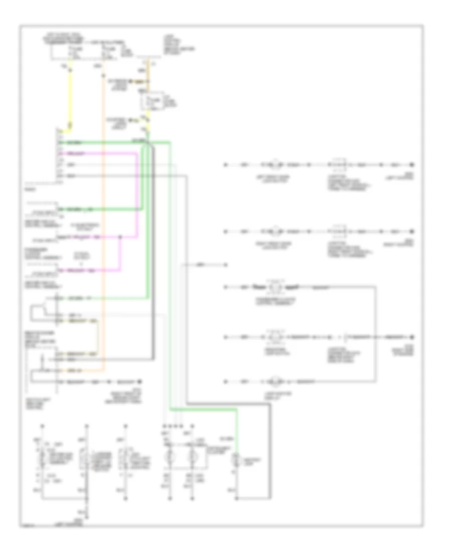 Instrument Illumination Wiring Diagram for Buick LeSabre Limited 1993
