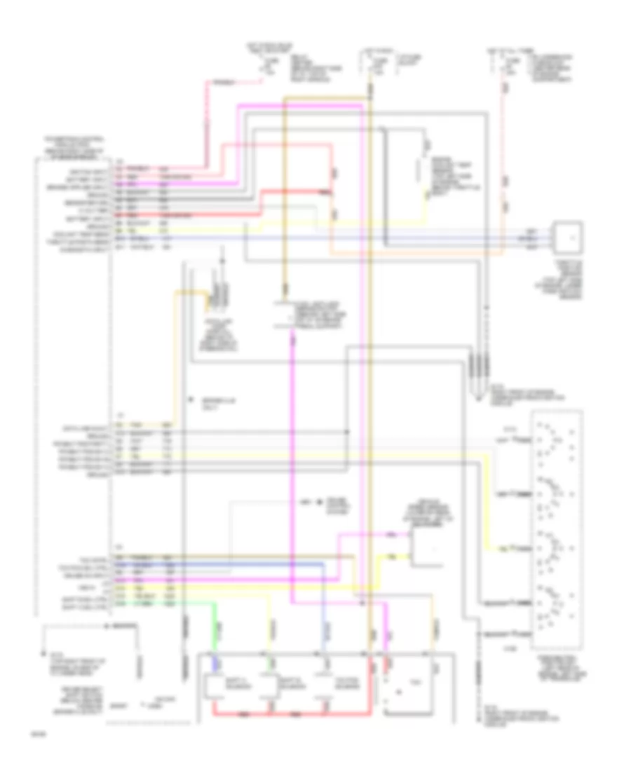 Transmission Wiring Diagram, 4T60-E for Buick LeSabre Limited 1993