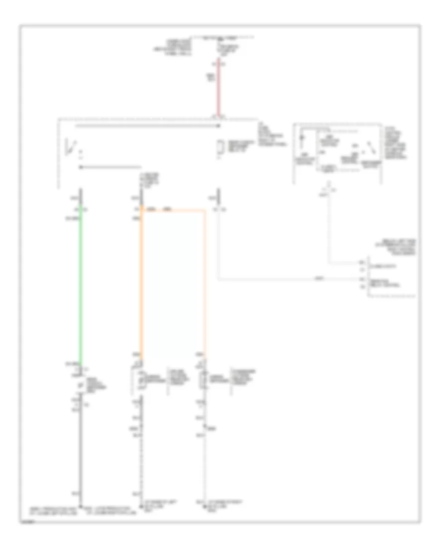Defoggers Wiring Diagram for Buick Terraza CX 2005