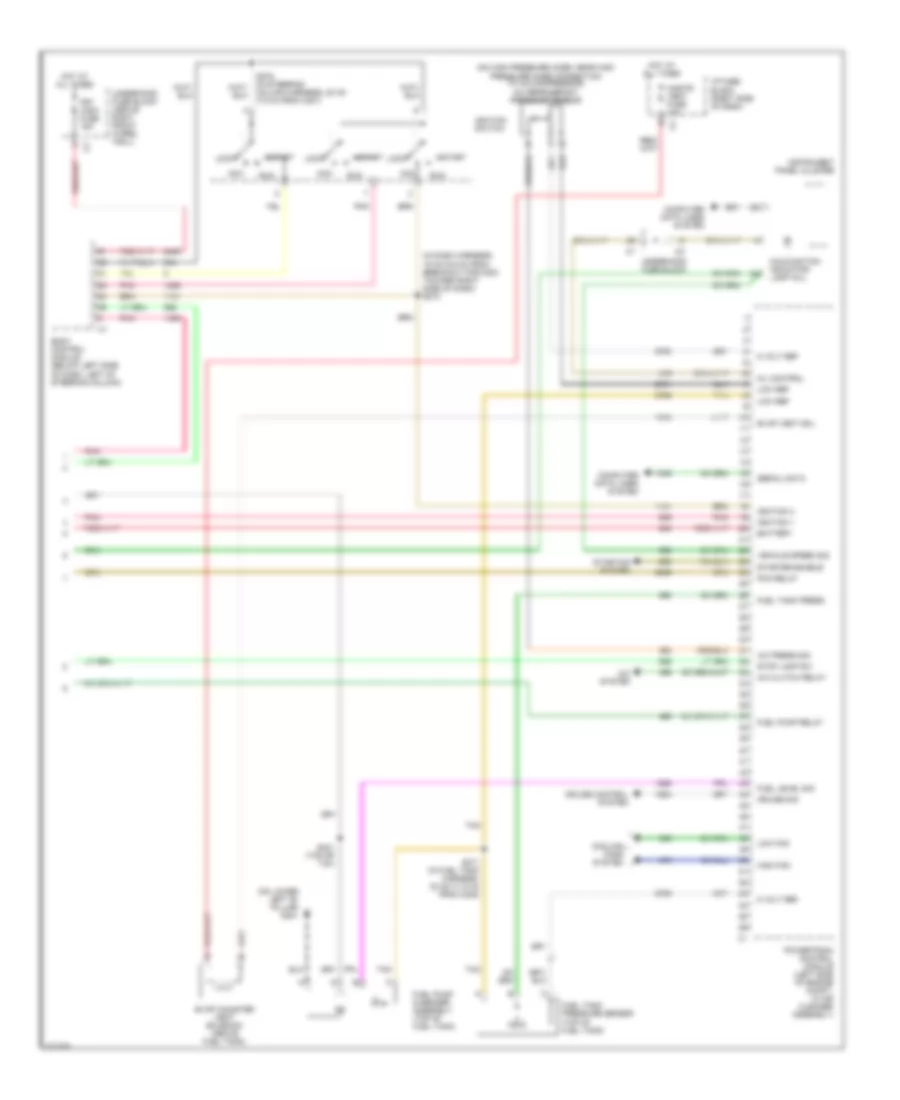 3.5L VIN 8, Engine Performance Wiring Diagram (4 of 4) for Buick Terraza CX 2005