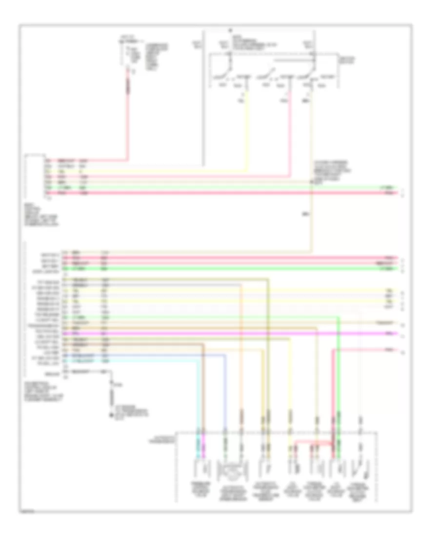 A T Wiring Diagram 1 of 2 for Buick Terraza CX 2005