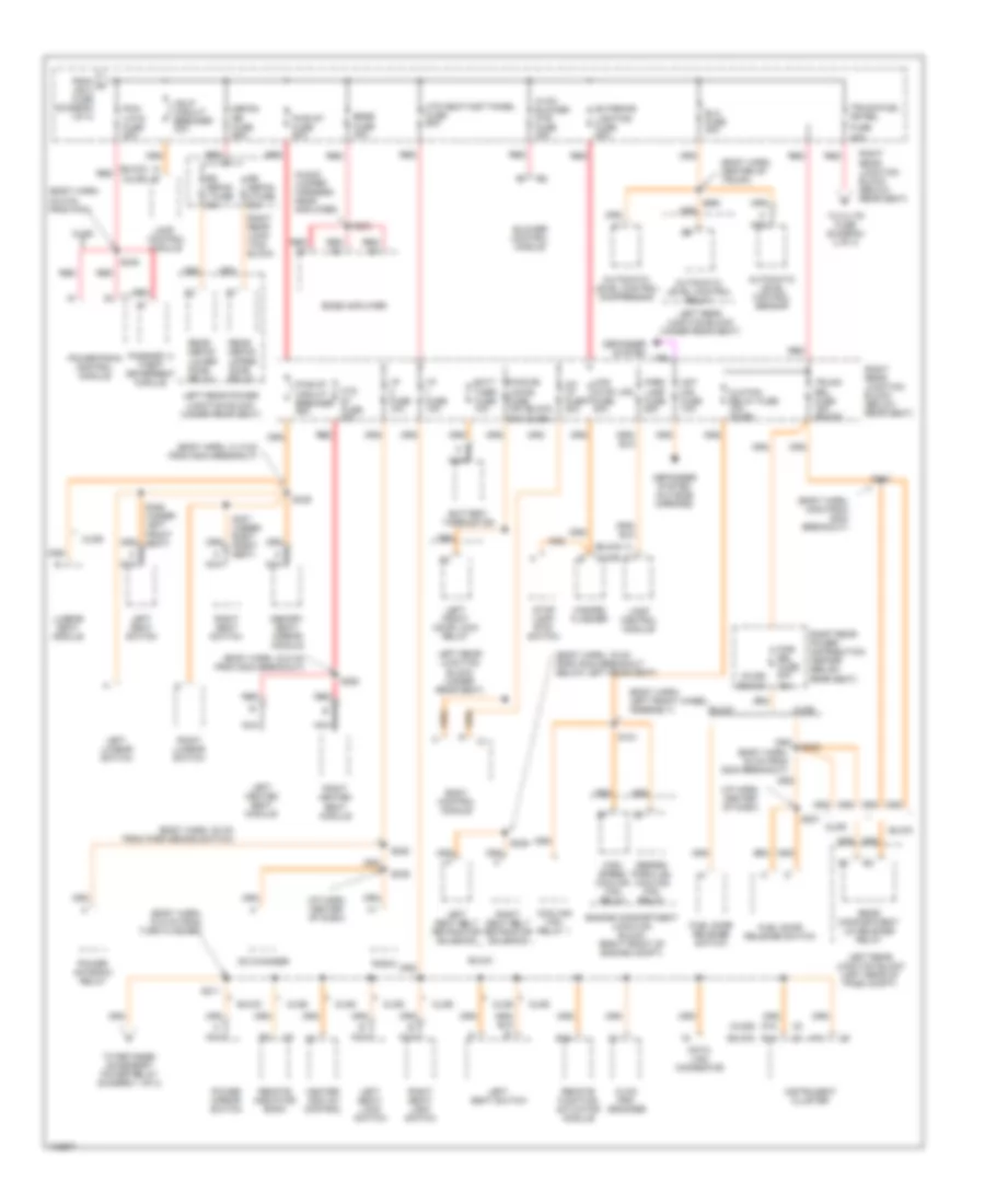 Power Distribution Wiring Diagram 2 of 4 for Buick Riviera 1998