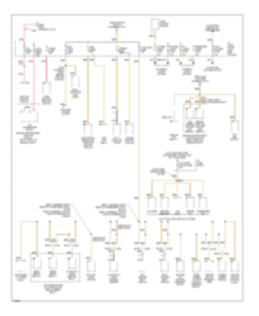 Power Distribution Wiring Diagram 4 of 4 for Buick Riviera 1998
