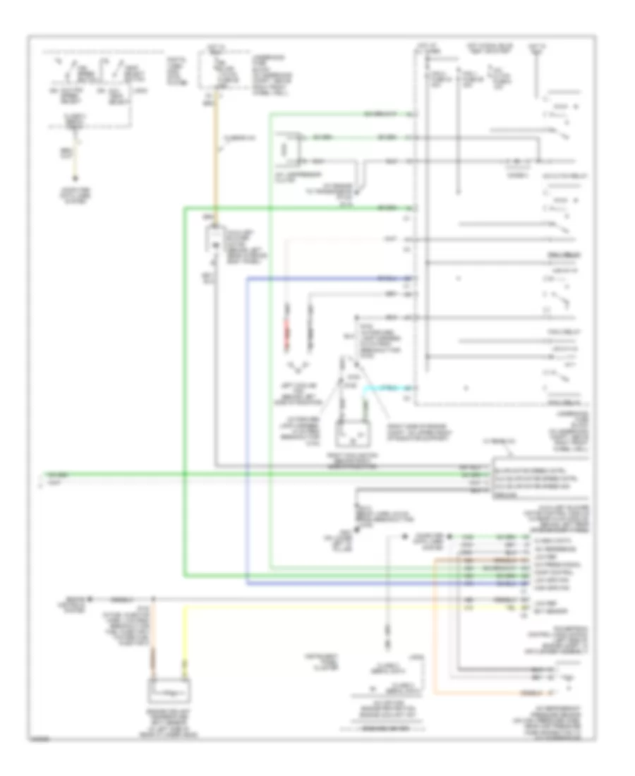 Manual A C Wiring Diagram 2 of 2 for Buick Terraza CXL 2005