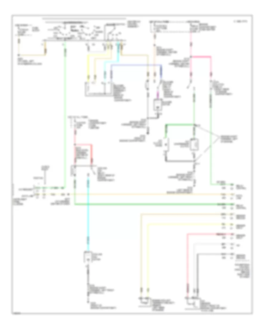 2.4L (VIN T), Электросхема кондиционера A/C для Buick Skylark Custom 1998