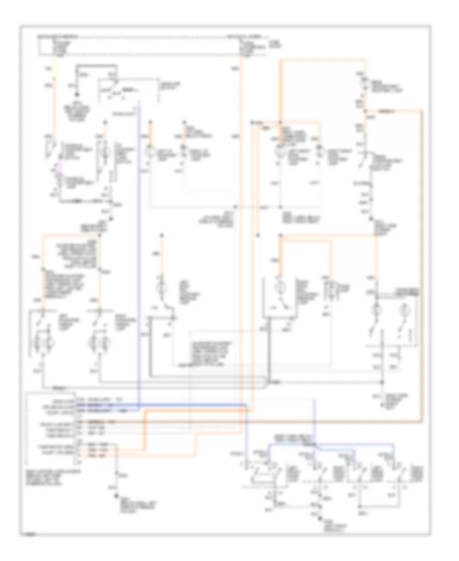 Courtesy Lamps Wiring Diagram for Buick Century Custom 1999