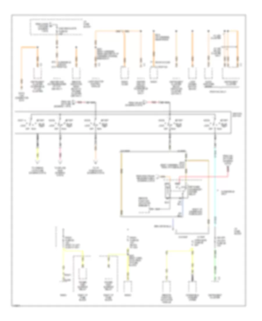 Power Distribution Wiring Diagram 4 of 6 for Buick LeSabre Custom 1999