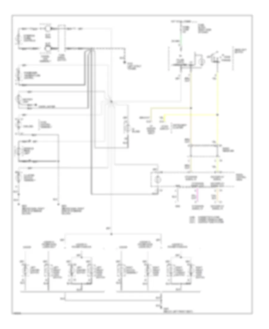 Instrument Illumination Wiring Diagram for Buick Regal Limited 1993