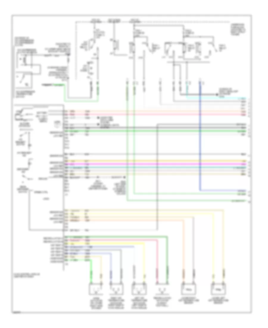 3.6L VIN 7, Automatic AC Wiring Diagram (1 of 2) for Buick LaCrosse CX 2006