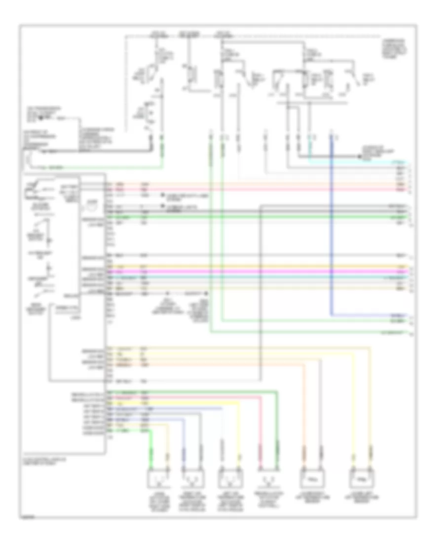 3.8L VIN 2, Automatic AC Wiring Diagram (1 of 2) for Buick LaCrosse CX 2006