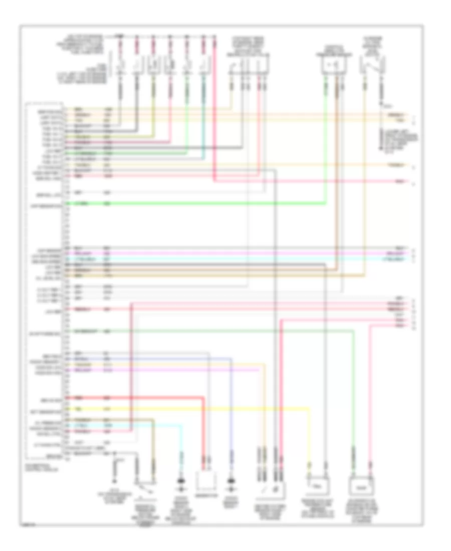 3.8L VIN 2, Engine Performance Wiring Diagram (1 of 5) for Buick LaCrosse CX 2006