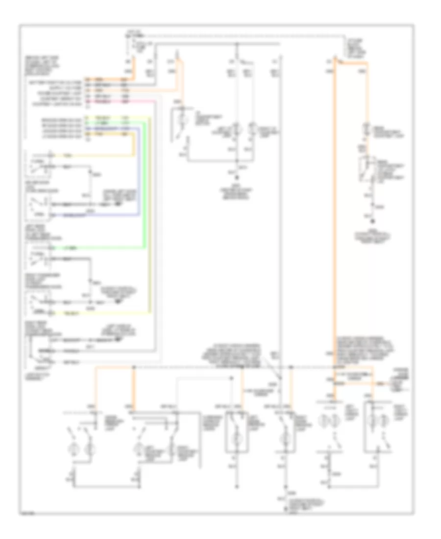 Courtesy Lamps Wiring Diagram for Buick LaCrosse CX 2006