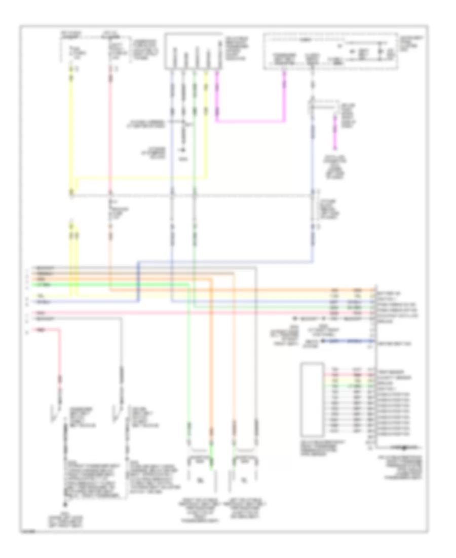 Supplemental Restraints Wiring Diagram (2 of 2) for Buick LaCrosse CX 2006