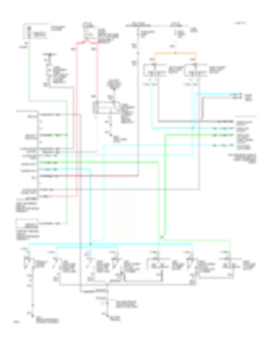 Forced Entry Wiring Diagram for Buick Riviera 1993
