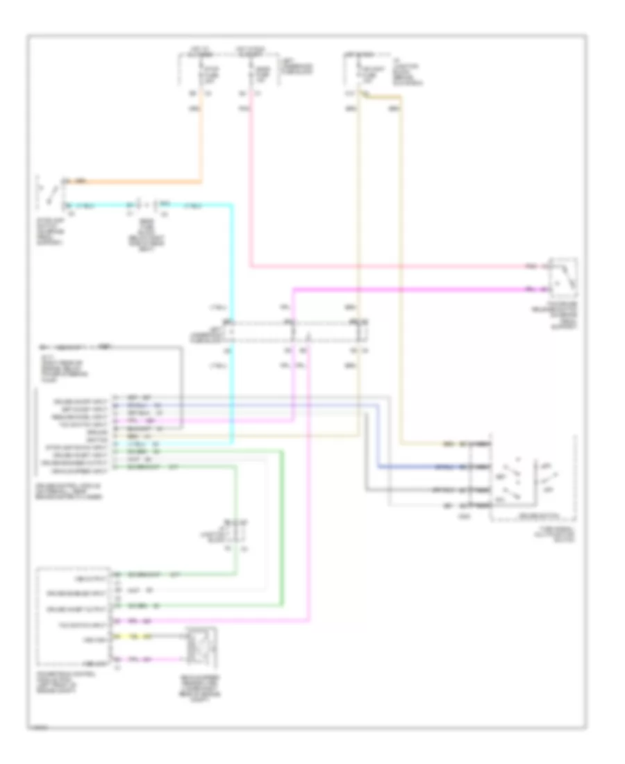 Cruise Control Wiring Diagram for Buick Park Avenue 1999
