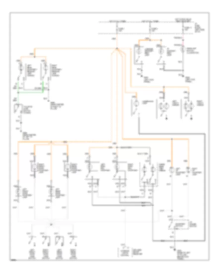 Courtesy Lamp Wiring Diagram for Buick Roadmaster 1993