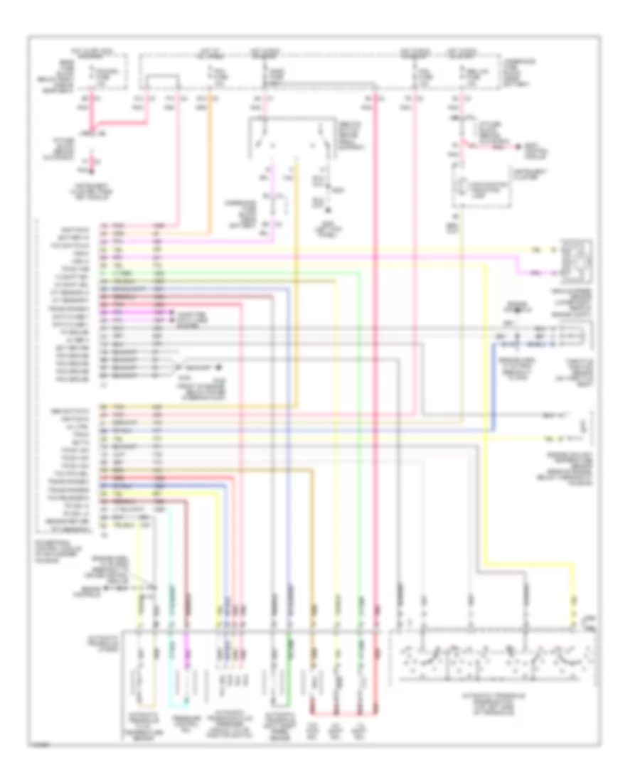 3 8L VIN 1 A T Wiring Diagram for Buick Park Avenue Ultra 1999