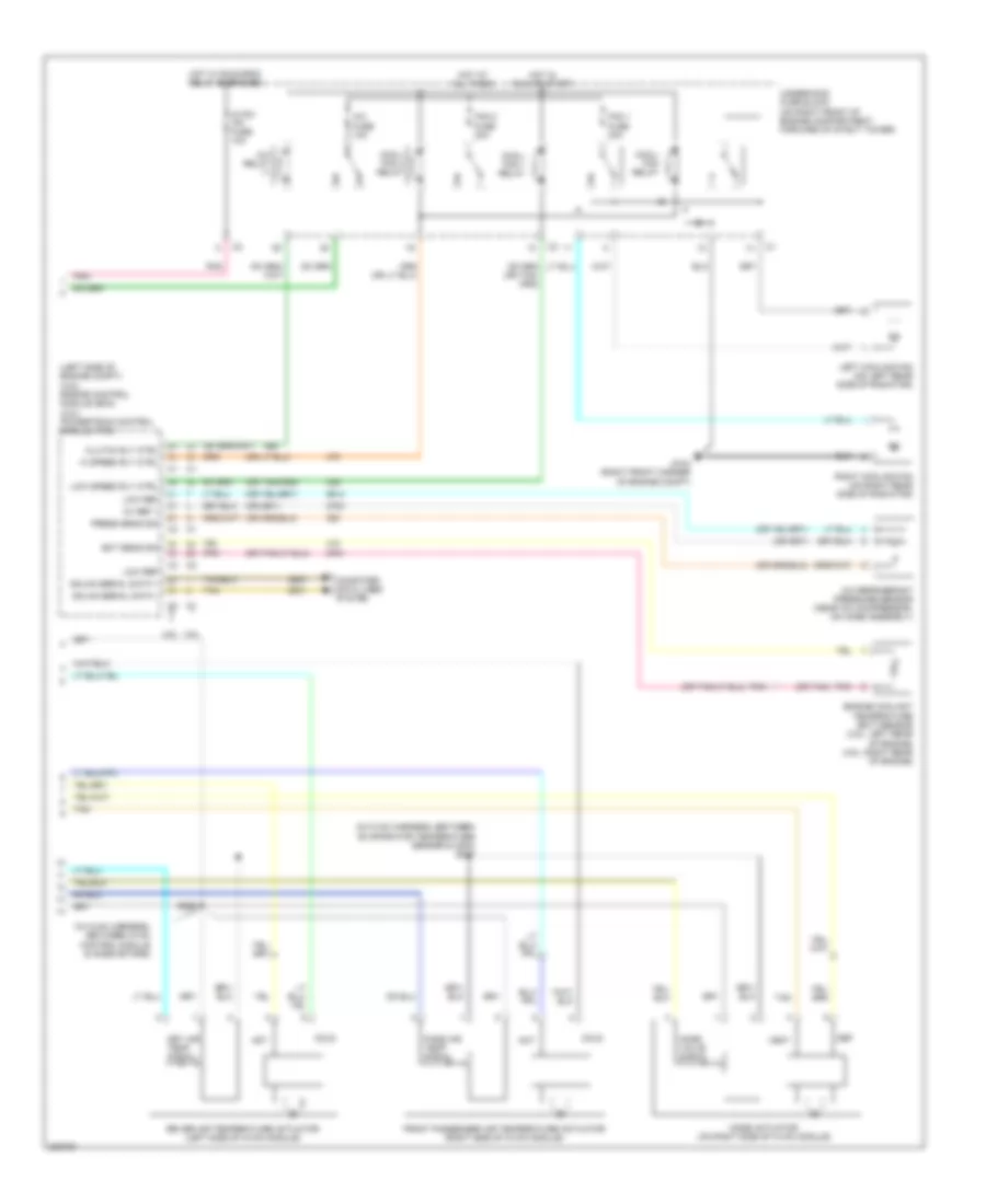 Automatic AC Wiring Diagram (2 of 2) for Buick Lucerne CX 2006