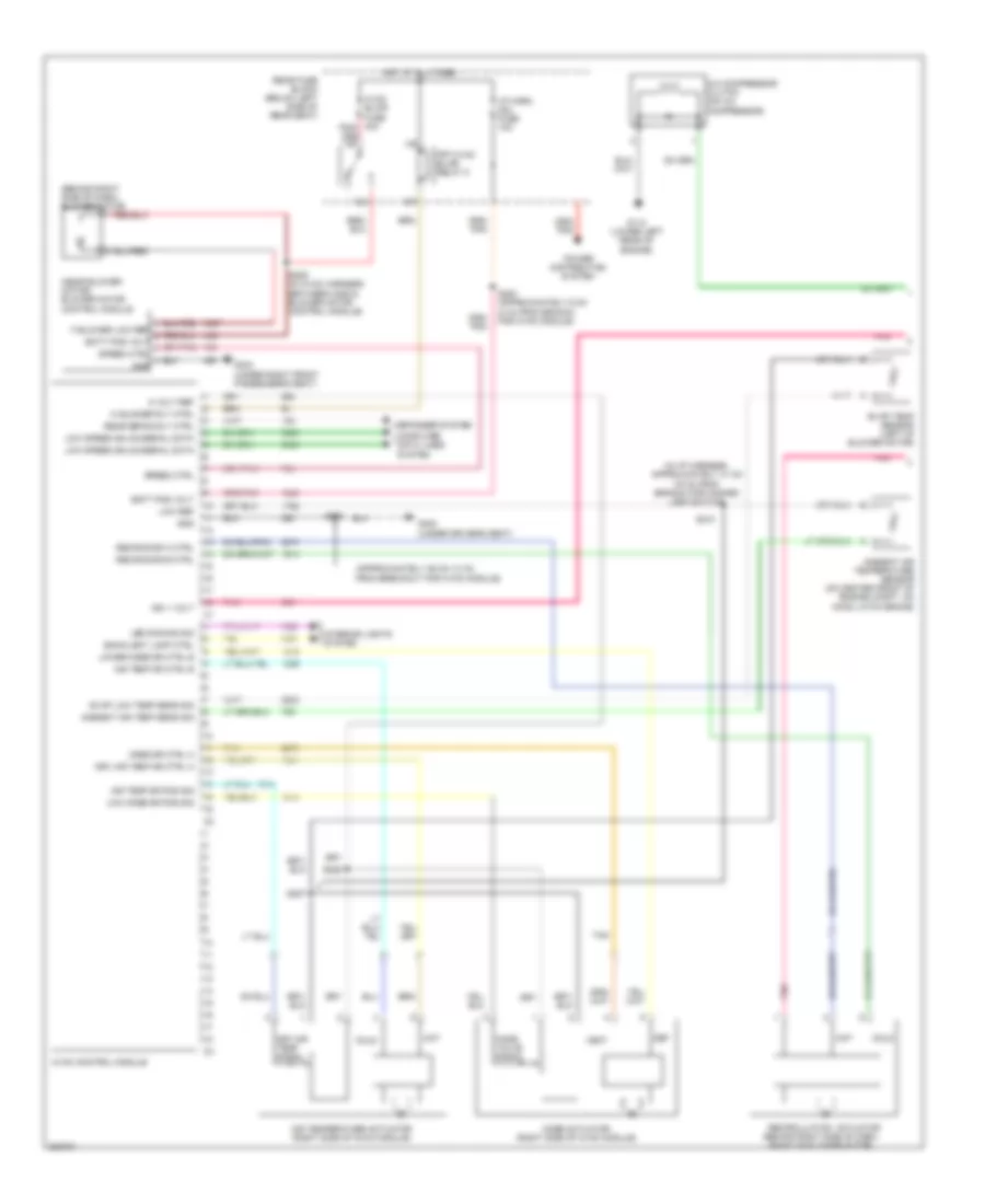 Manual AC Wiring Diagram (1 of 2) for Buick Lucerne CX 2006