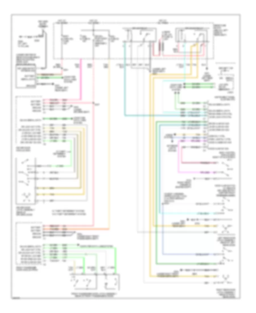 Forced Entry Wiring Diagram for Buick Lucerne CX 2006