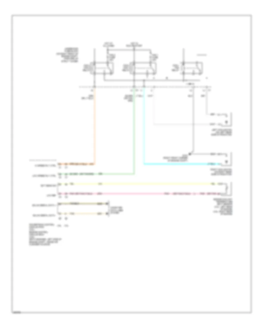 Cooling Fan Wiring Diagram for Buick Lucerne CX 2006