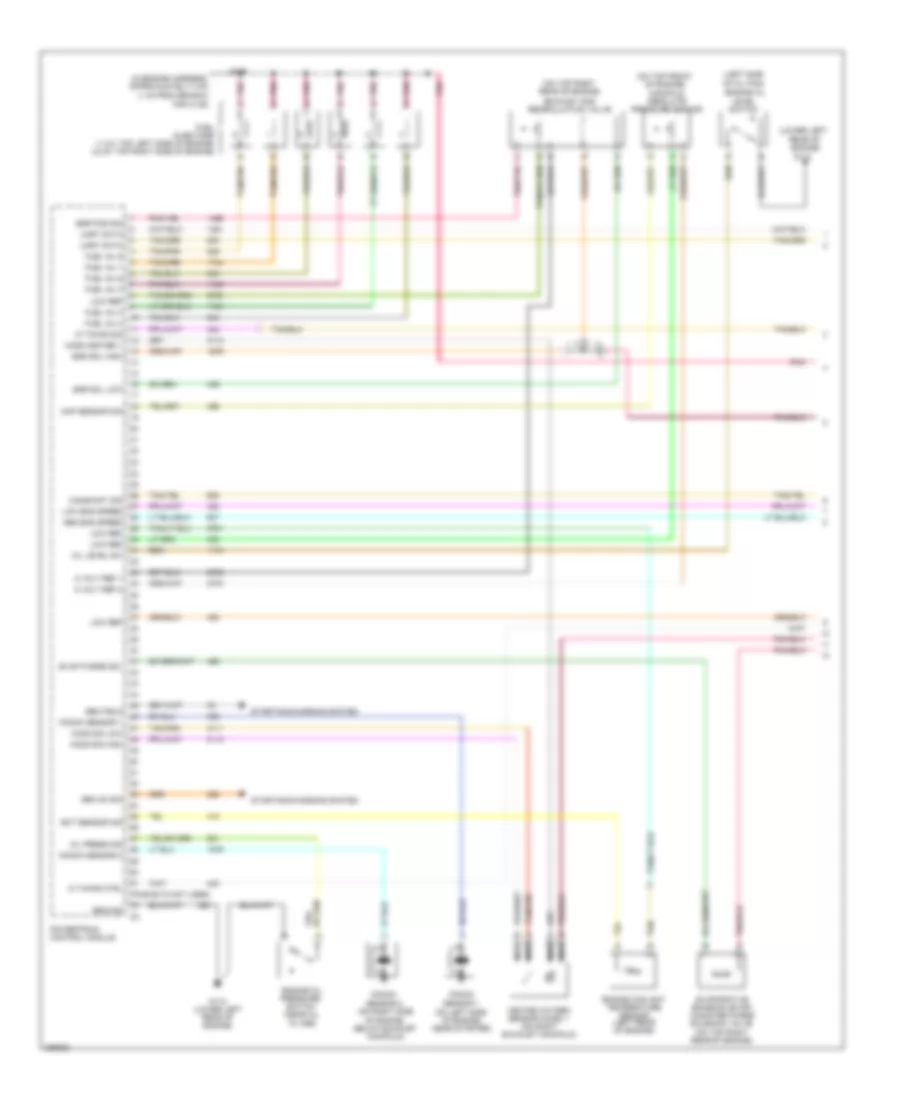 3 8L VIN 2 Engine Performance Wiring Diagram 1 of 5 for Buick Lucerne CX 2006