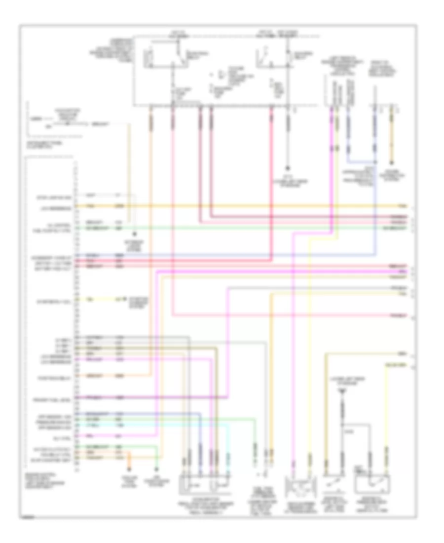 4.6L VIN Y, Engine Performance Wiring Diagram (1 of 5) for Buick Lucerne CX 2006
