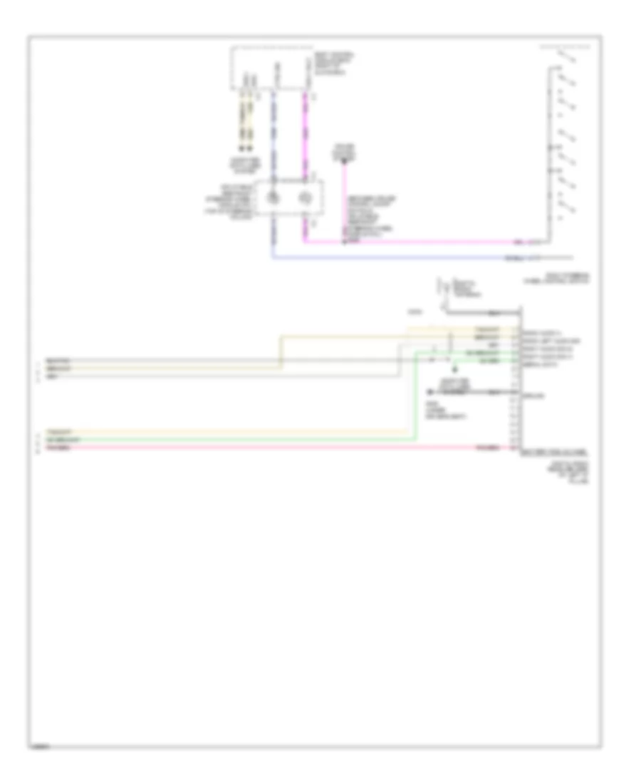 Radio Wiring Diagram, without Amplifier (2 of 2) for Buick Lucerne CX 2006