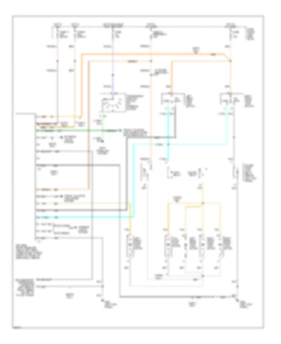 Keyless Entry Wiring Diagram for Buick Roadmaster Limited 1993