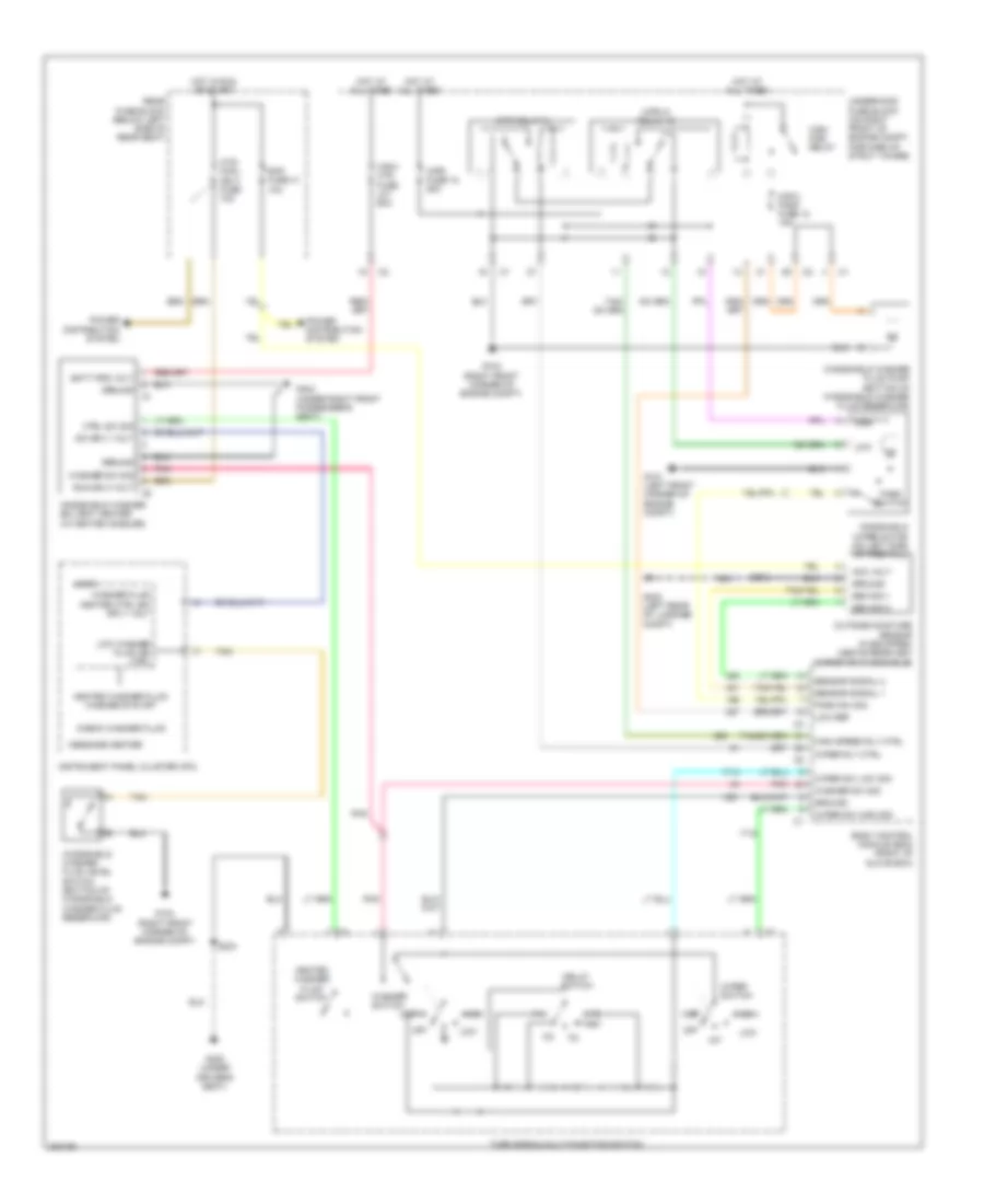 WiperWasher Wiring Diagram for Buick Lucerne CXL 2006