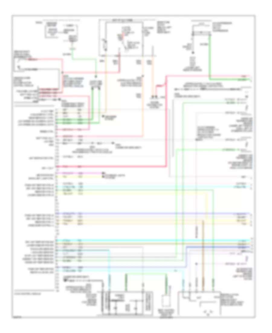 Automatic A C Wiring Diagram 1 of 2 for Buick Lucerne CXS 2006