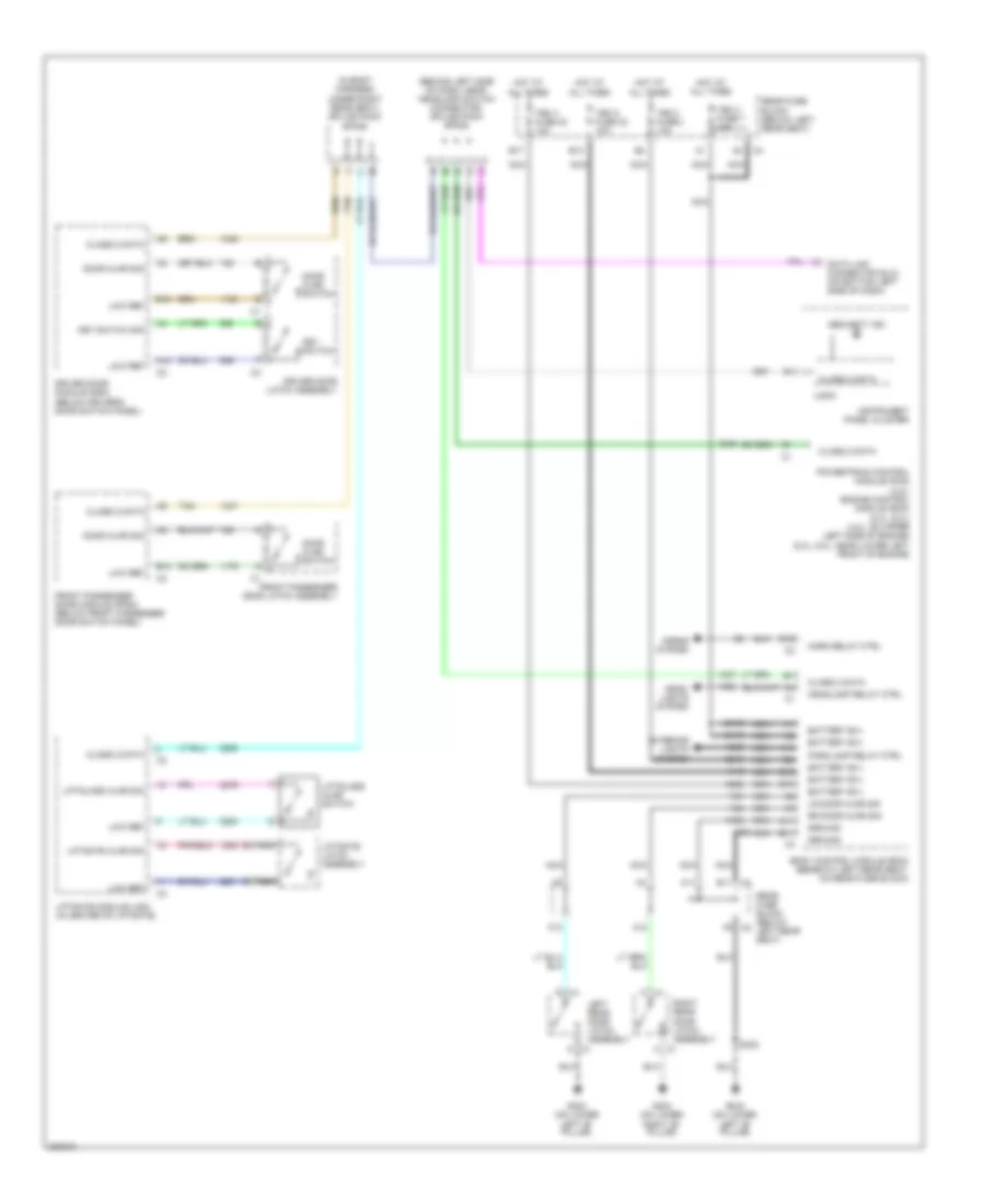 Forced Entry Wiring Diagram for Buick Rainier 2006
