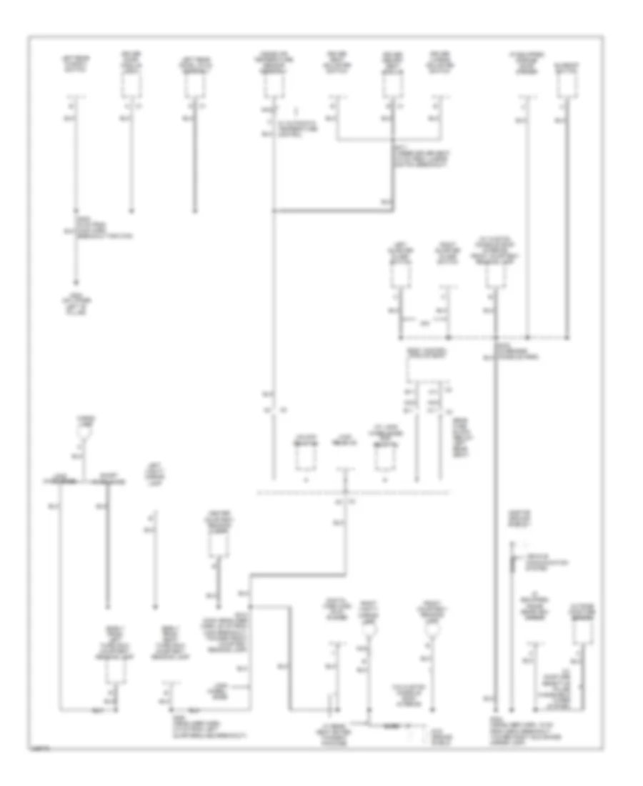 Ground Distribution Wiring Diagram 2 of 6 for Buick Rainier 2006