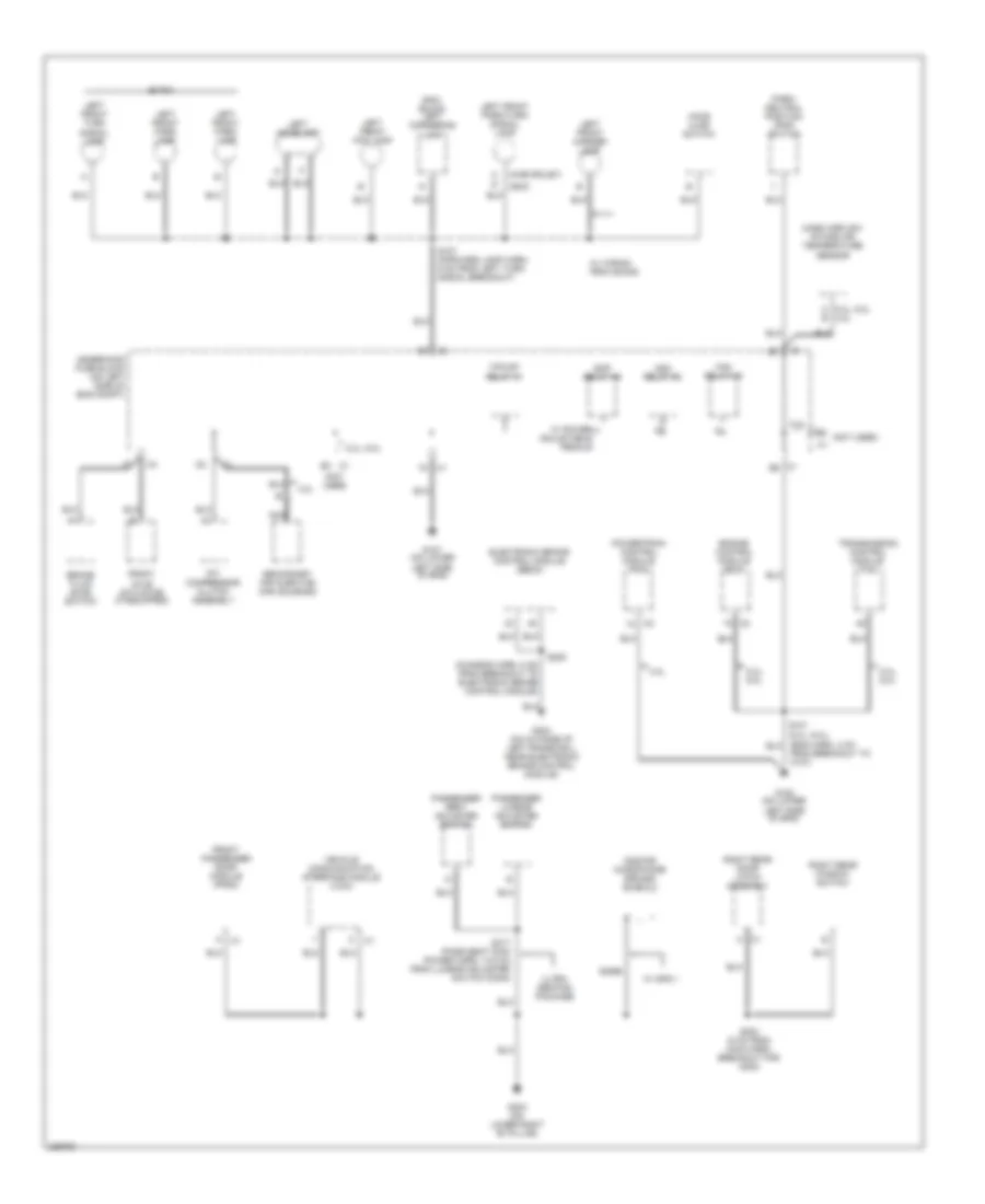 Ground Distribution Wiring Diagram (4 of 6) for Buick Rainier 2006