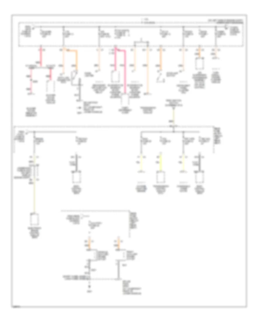 Power Distribution Wiring Diagram 2 of 6 for Buick Rainier 2006
