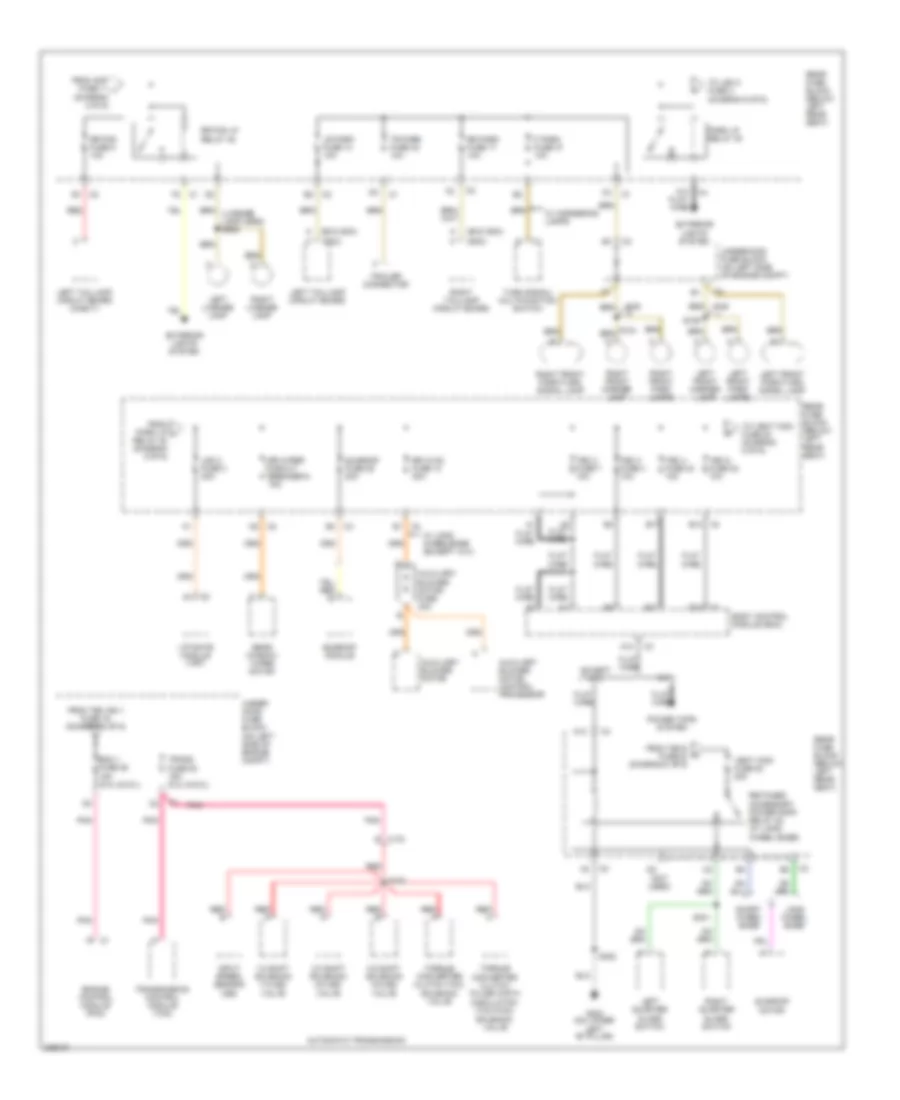 Power Distribution Wiring Diagram (5 of 6) for Buick Rainier 2006