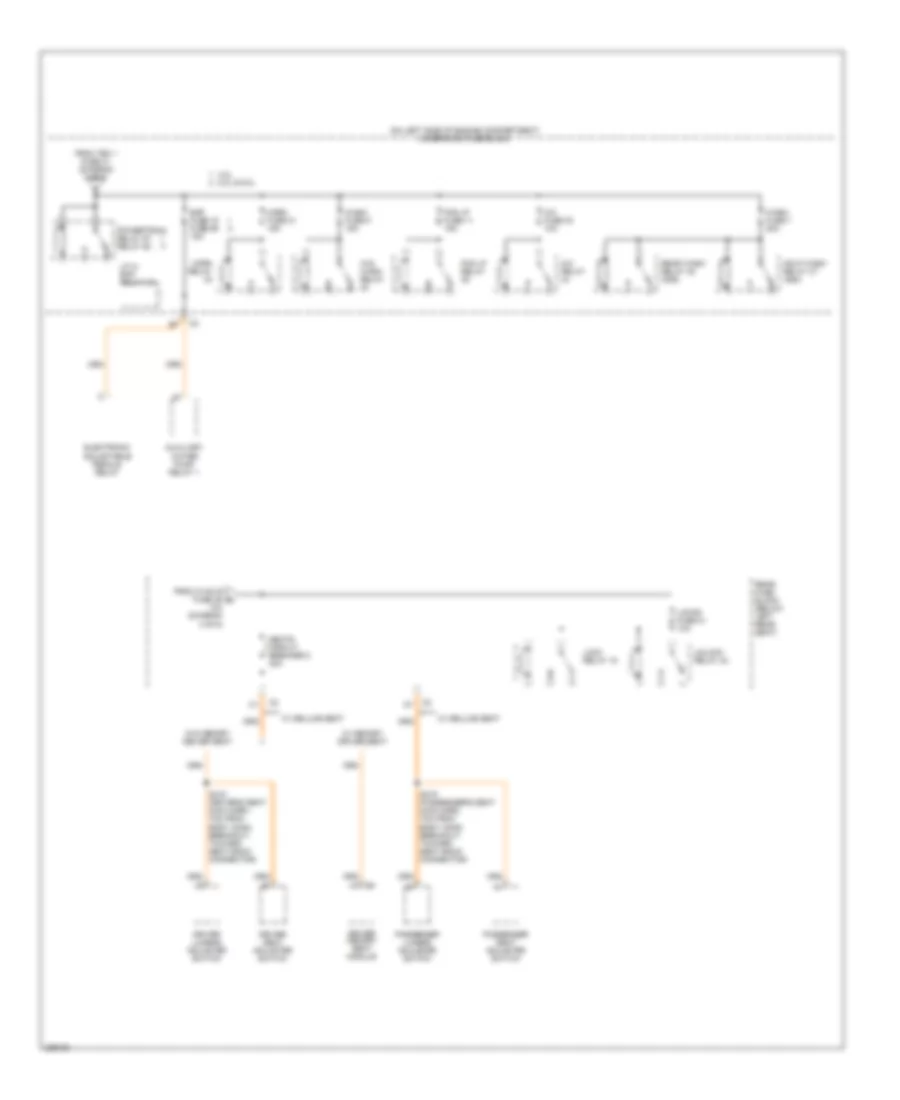 Power Distribution Wiring Diagram 6 of 6 for Buick Rainier 2006