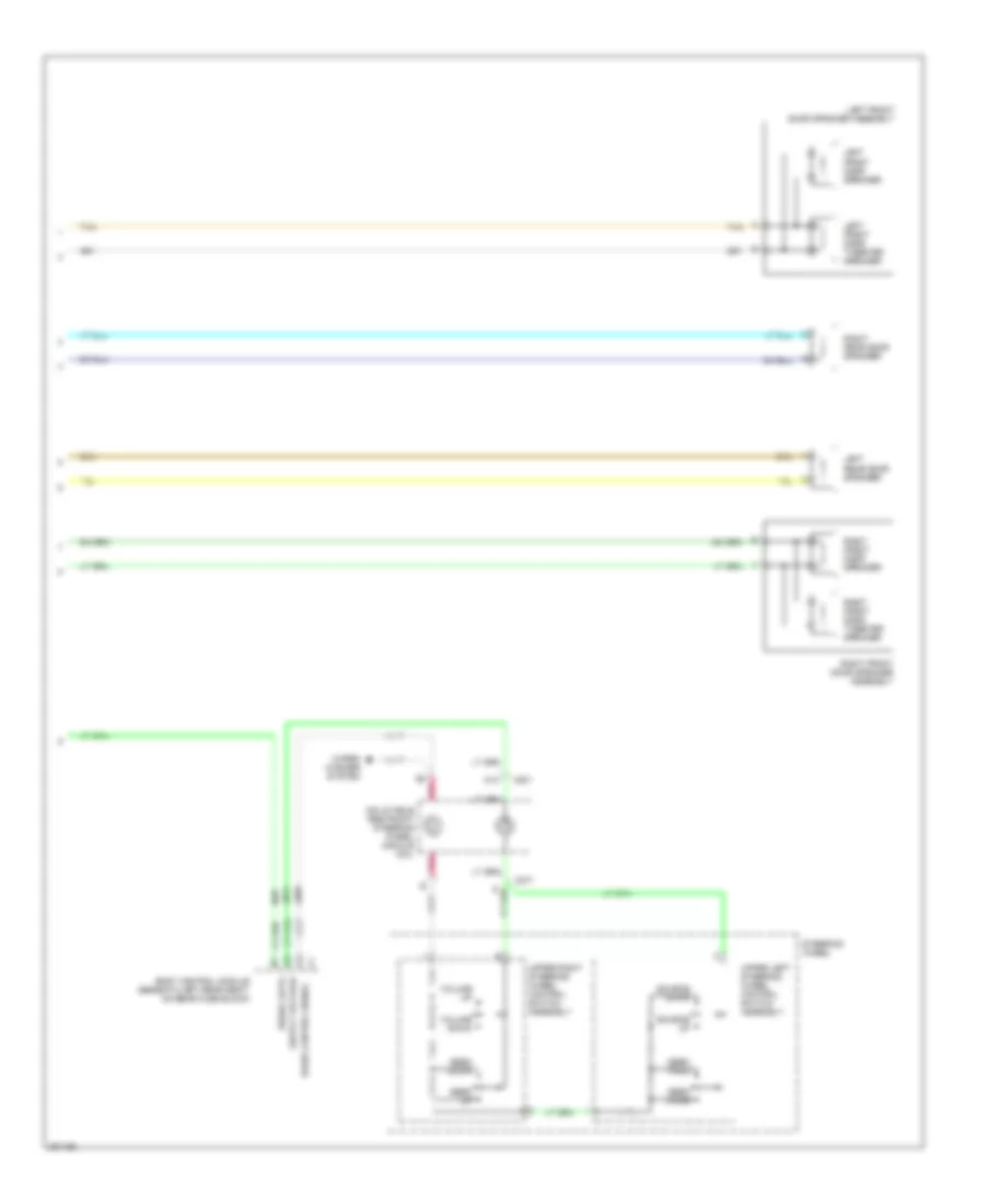 Base Radio Wiring Diagram, with Rear Seat Audio (2 of 2) for Buick Rainier 2006