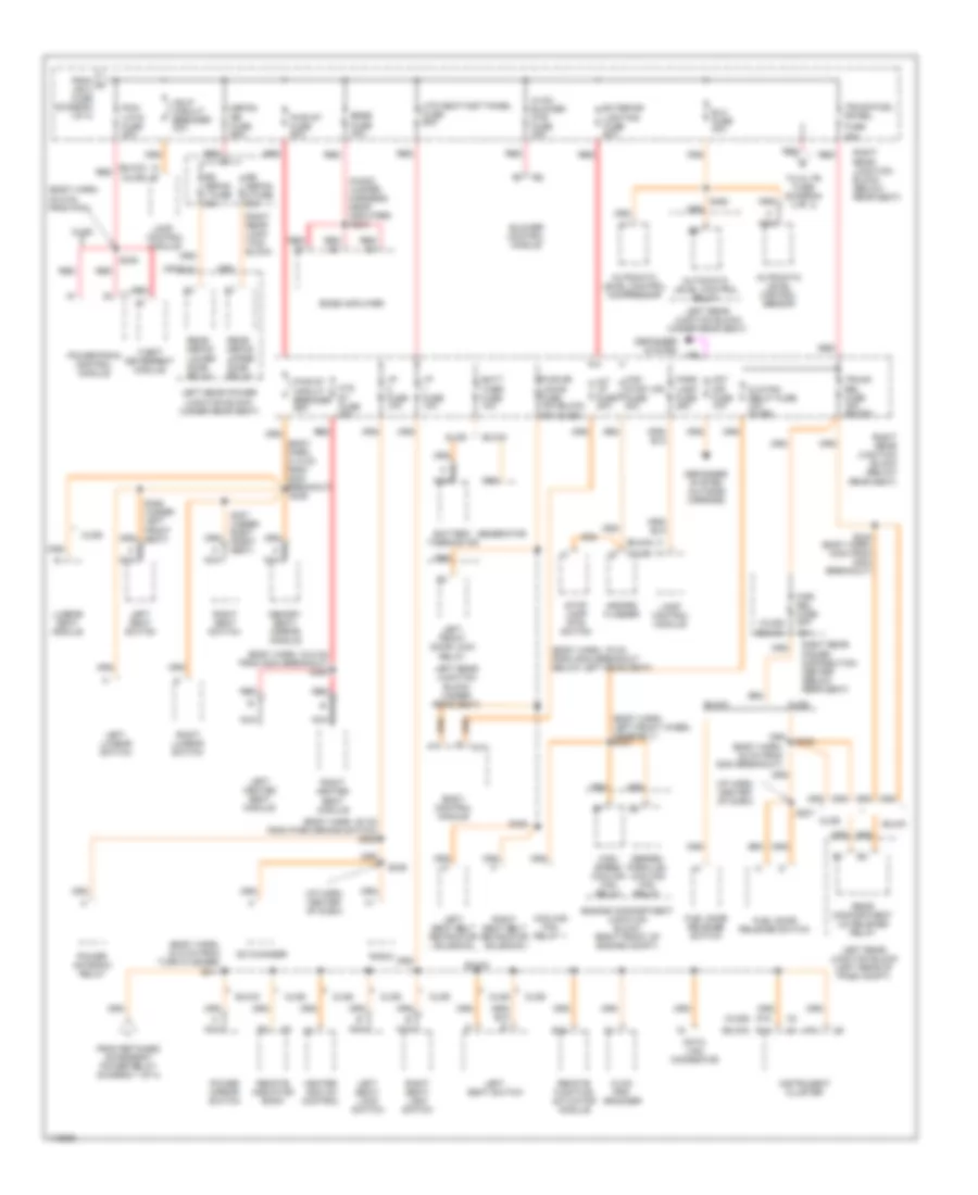 Power Distribution Wiring Diagram 2 of 4 for Buick Riviera 1999