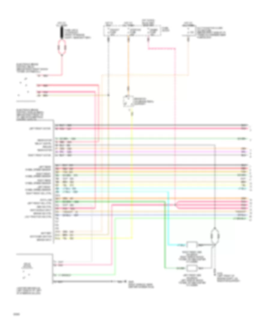 Anti lock Brake Wiring Diagrams 1 of 2 for Buick Century 1994
