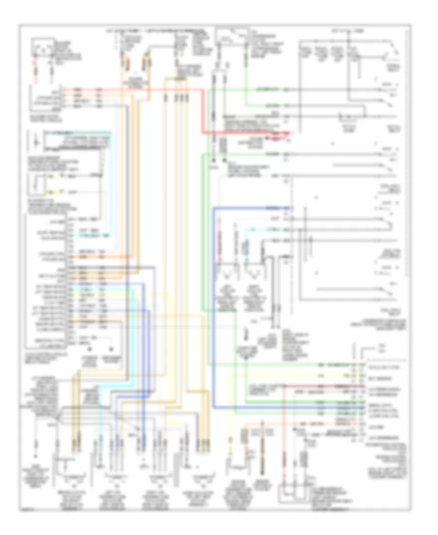 Automatic A C Wiring Diagram for Buick Rendezvous CXL 2006