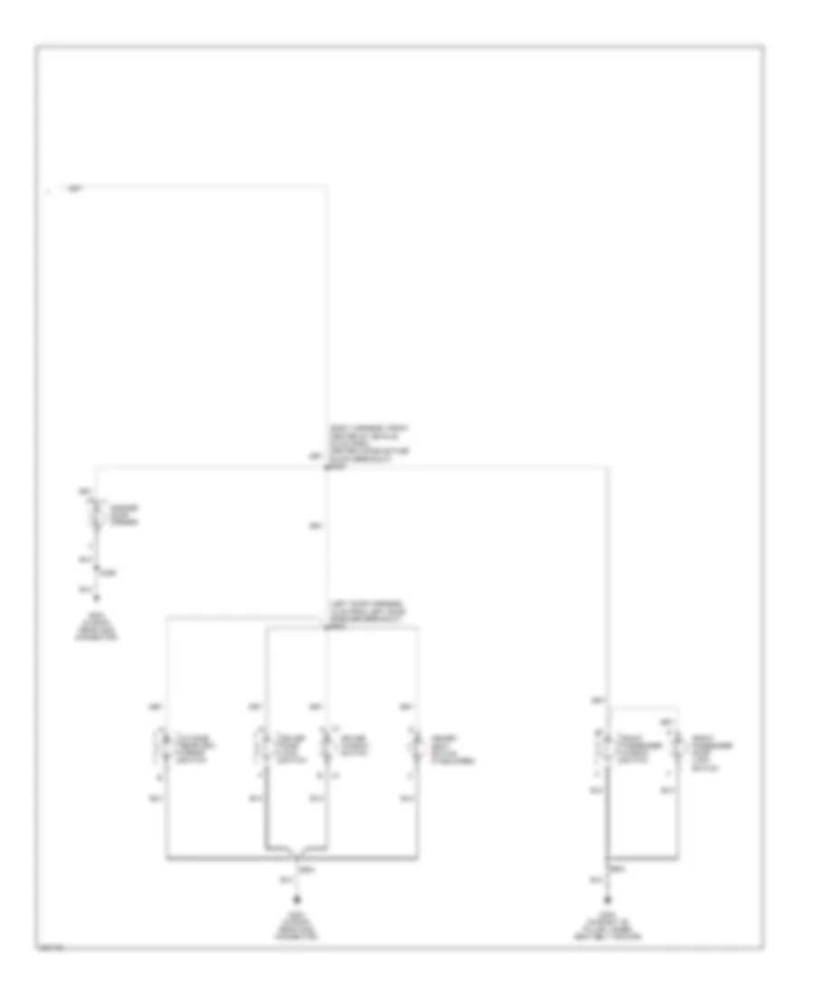 Instrument Illumination Wiring Diagram 2 of 2 for Buick Rendezvous CXL 2006