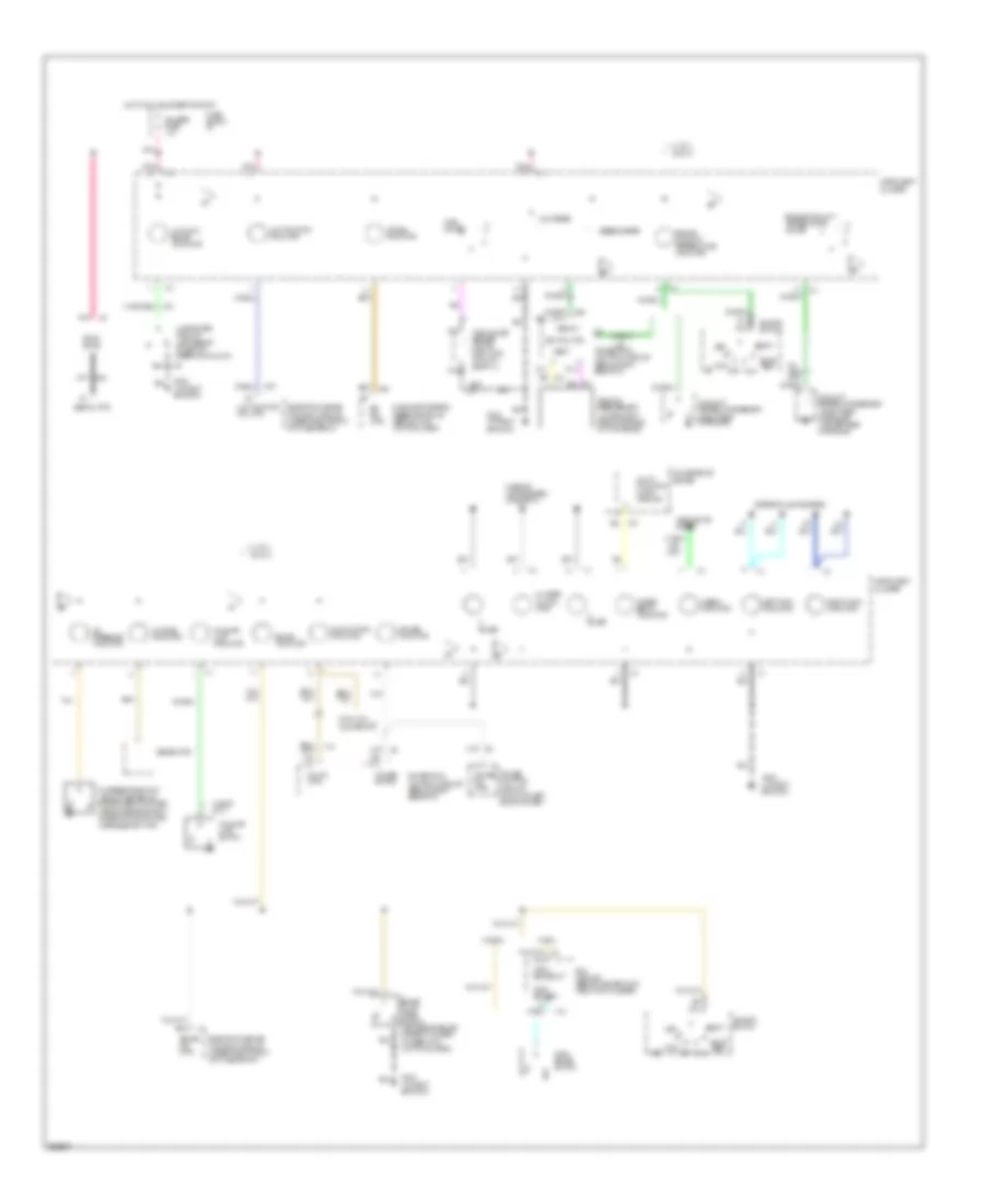 Instrument Cluster Wiring Diagram for Buick Century Custom 1994