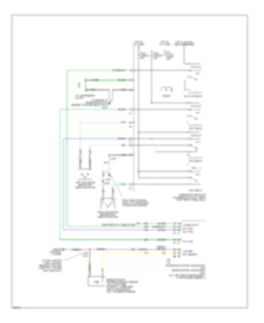 Cooling Fan Wiring Diagram for Buick Terraza CX 2006