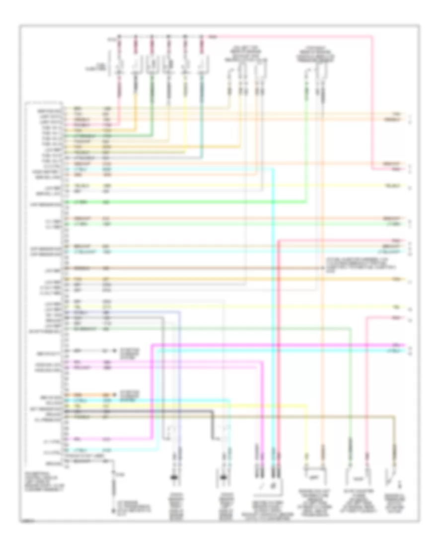 3 5L VIN L Engine Performance Wiring Diagram 1 of 4 for Buick Terraza CX 2006